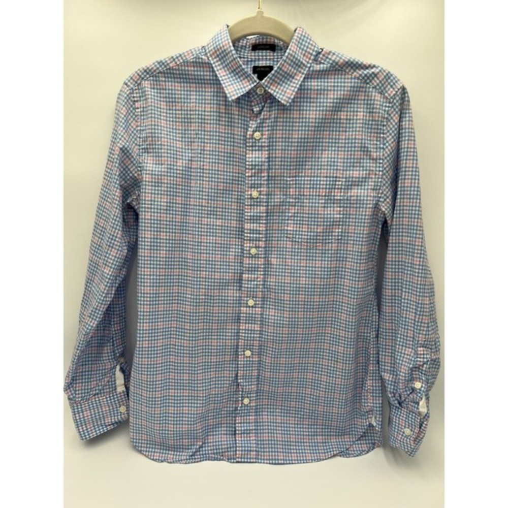Ludlow Crewcuts Button Down Plaid Shirt Boys Size 14 Excellent Condition‎